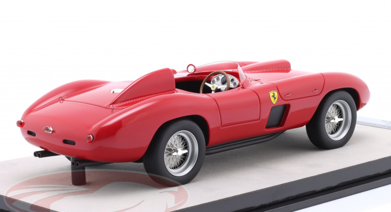 1/18 Tecnomodel 1956 Ferrari 410S Press Version (Rosso Corsa Red) Car Model