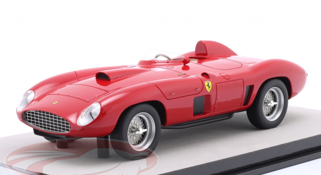 1/18 Tecnomodel 1956 Ferrari 410S Press Version (Rosso Corsa Red) Car Model