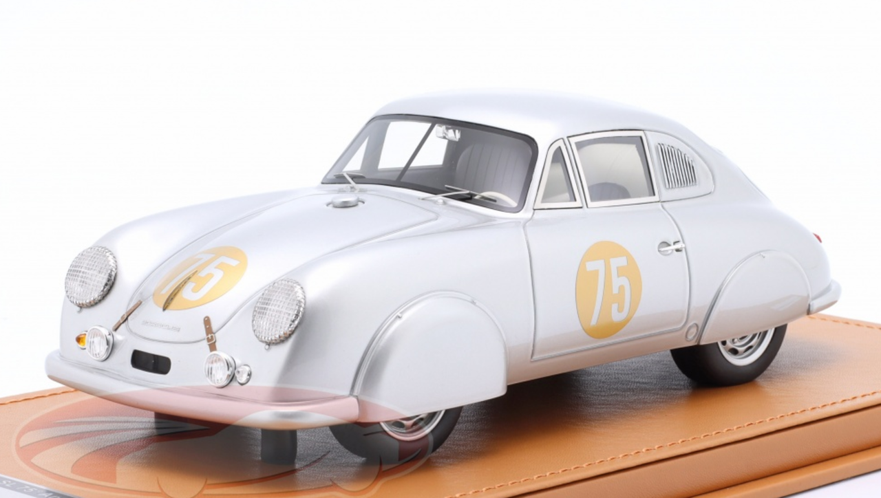 1/18 Tecnomodel Porsche 356 SL 75th Anniversary of Porsche Race Car Model