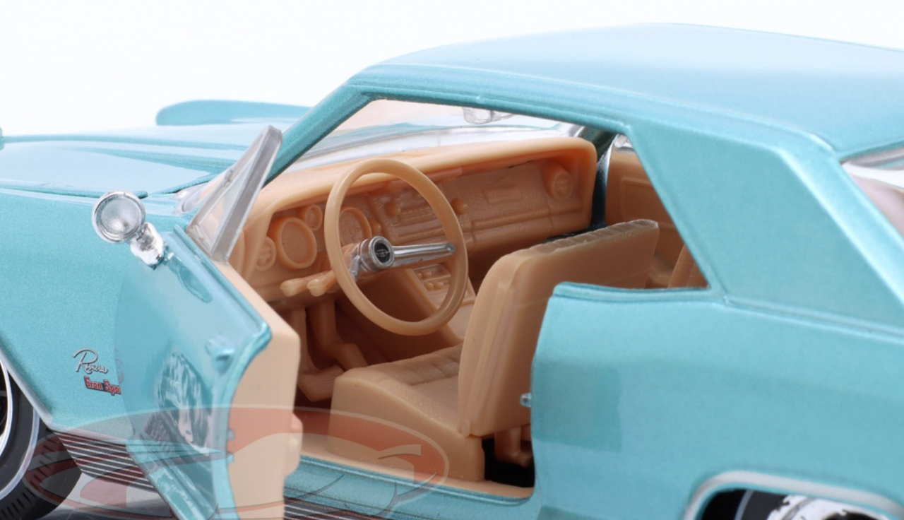 Bburago Maisto - Buick Riviera (1965), blu - Scala 1:24, Modellismo e