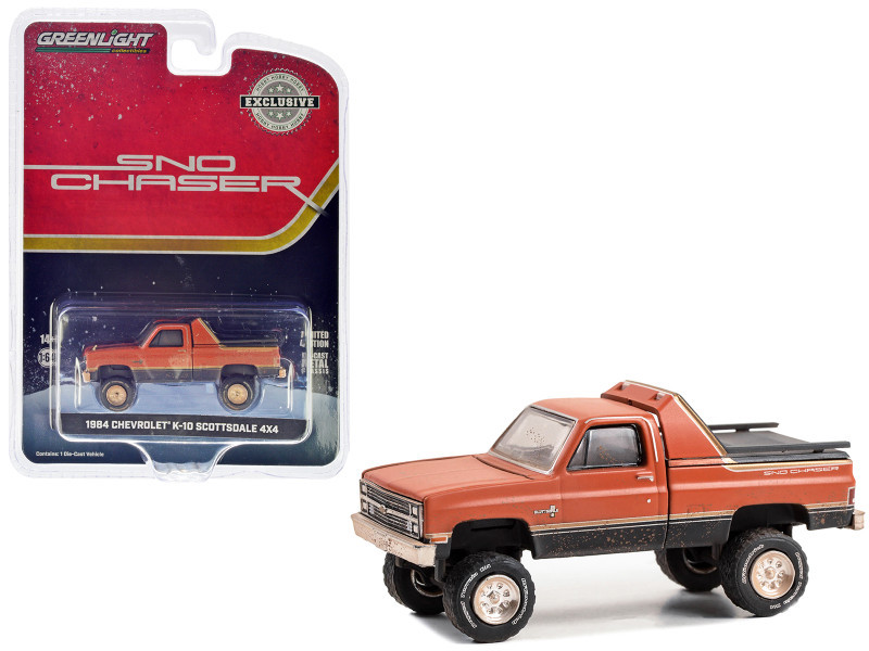 ダッジ 1984 Chevrolet K-10 Scottsdale 4x4 Pickup Truck Red and Black with
