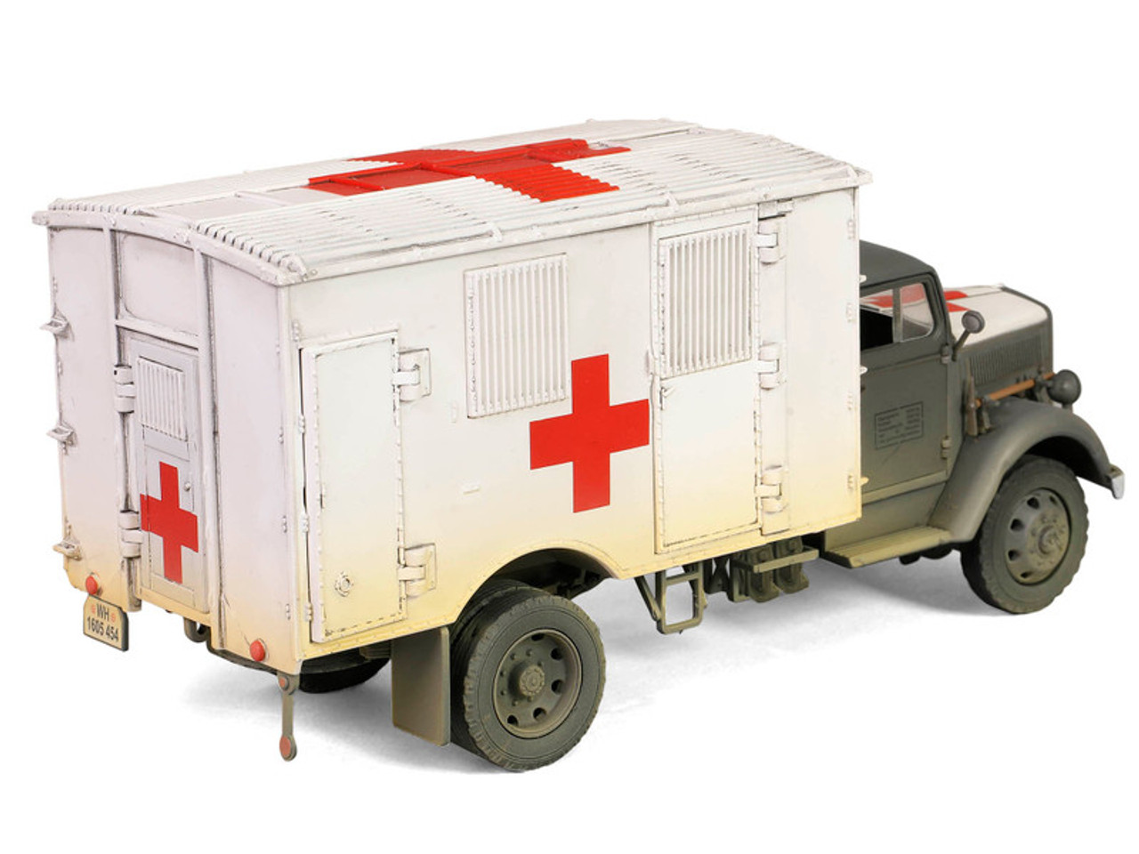 イヴォーク、ブリッツ 1/18 Schuco Opel Blitz Racing Transporter - LIVECARMODEL.com