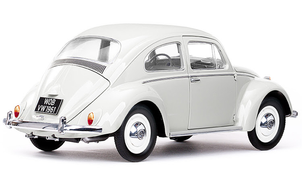 1/12 Sunstar 1961 Volkswagen Beetle Saloon (White) Diecast Car Model