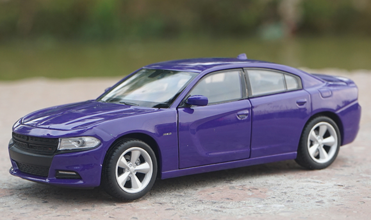 1/24 Welly FX Dodge Charger (Purple) Diecast Car Model