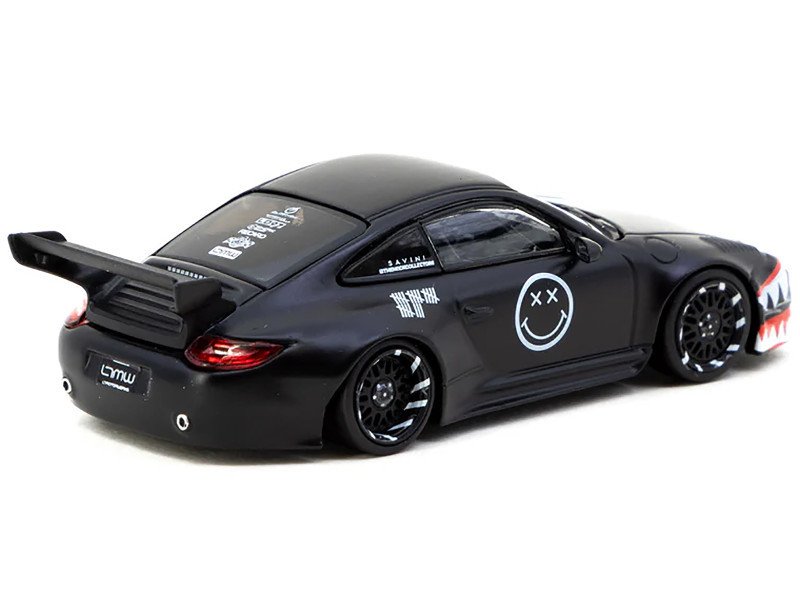 1/64 Tarmac Works Porsche Old & New Porsche 911 997 (Matte Black
