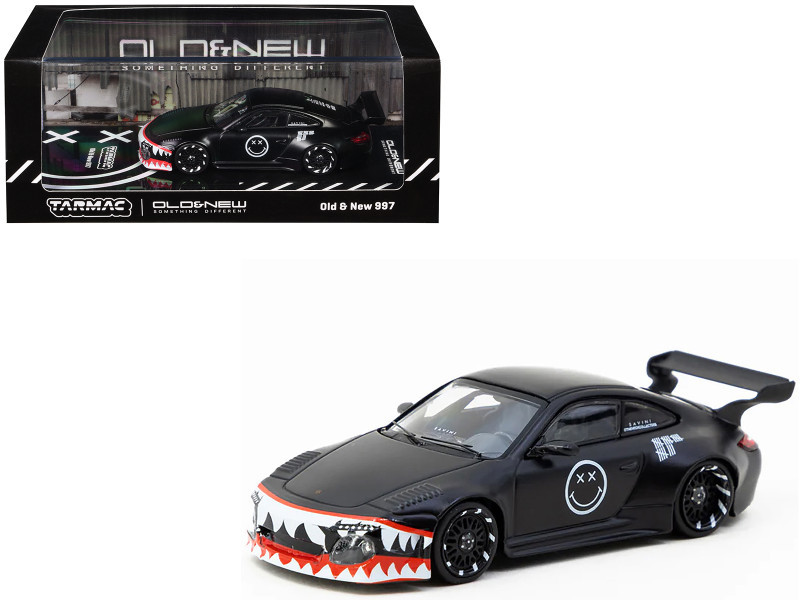 TarmacWorks　ターマックワークス　Old＆New 997 RWB　黒 1/64 Tarmac Works Porsche Old & New Porsche 911 997 (Matte Black