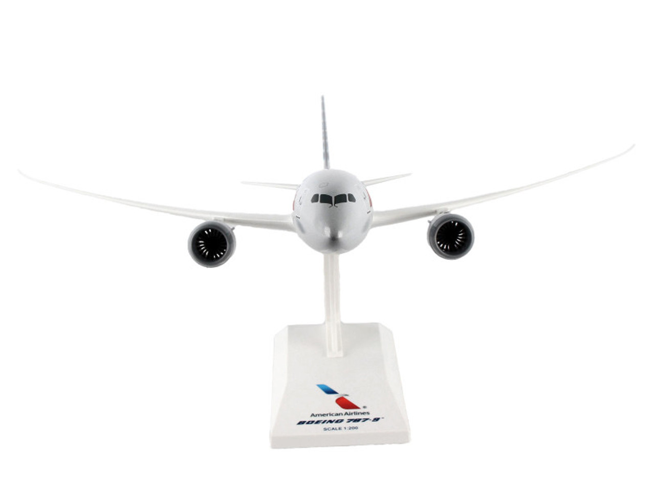 Boeing 787-9 Commercial Aircraft "American Airlines" (N820AL) Gray with Blue and Red Tail (Snap-Fit) 1/200 Plastic Model by Skymarks