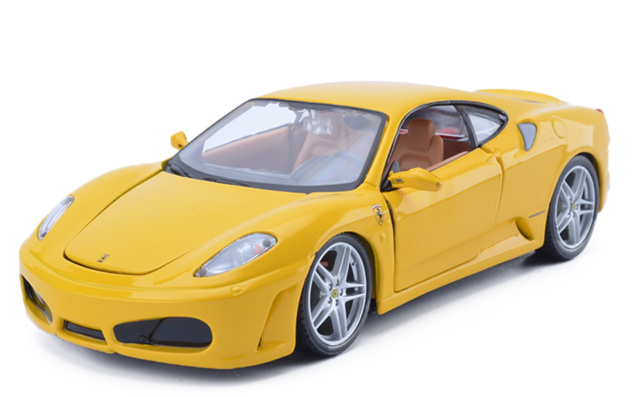 1/24 Bburago Ferrari F430 (Yellow) Diecast Car Model