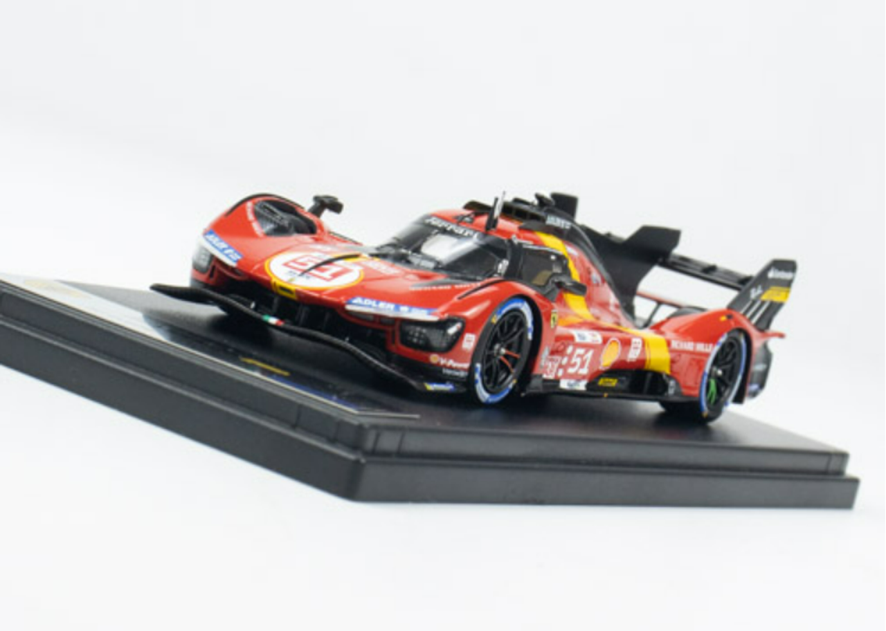 1/43 LookSmart 2023 Ferrari 499P #51 Winner 24h LeMans Ferrari AF Corse Alessandro Pier Guidi, James Calado, Antonio Giovinazzi Car Model