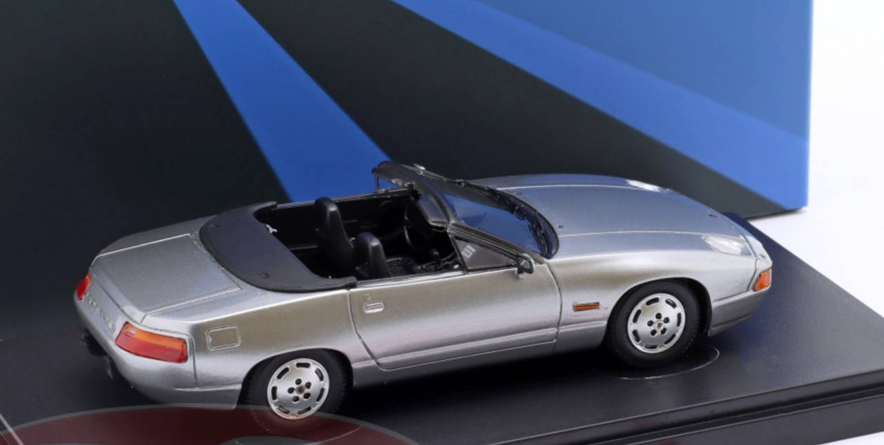 1/43 AutoCult 1987 Porsche 928 Cabrio Prototyp (Silver) Car Model