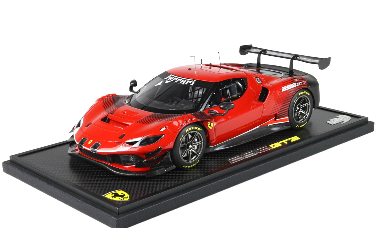 1/18 BBR 2022 Ferrari 296 GT3 (Red) Special Edition Car Model Limited 54 Pieces