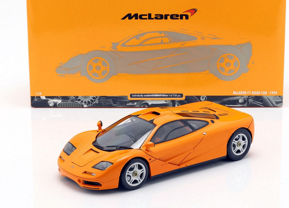 1 18 Minichamps Mclaren F1 Orange Diecast Car Model