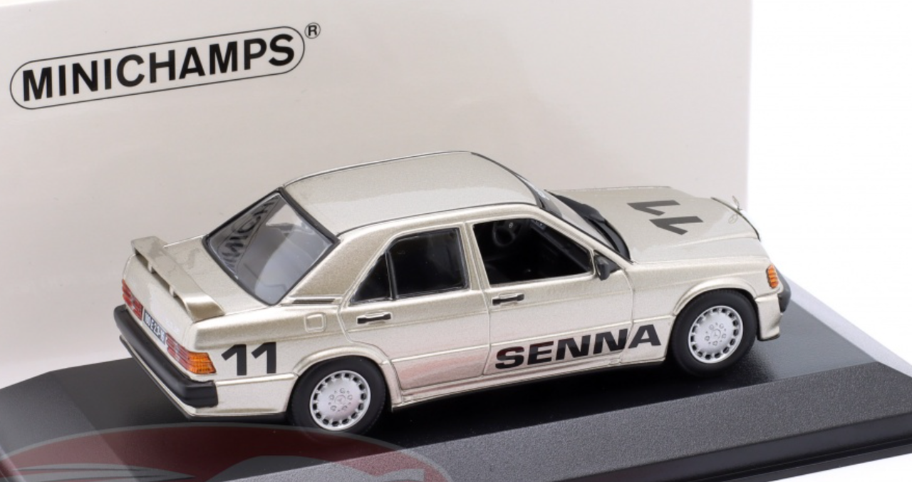 1/43 Minichamps Mercedes-Benz 190E 2.3 #11 Winner Opening Race Nürburgring A. Senna Diecast Car Model