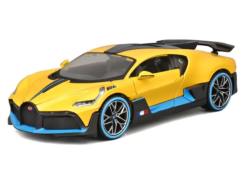 1/24 Maisto Bugatti Divo (Yellow) Diecast Car Model - LIVECARMODEL.com
