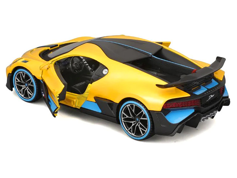1/24 Maisto Bugatti Divo (Yellow) Diecast Car Model - LIVECARMODEL.com