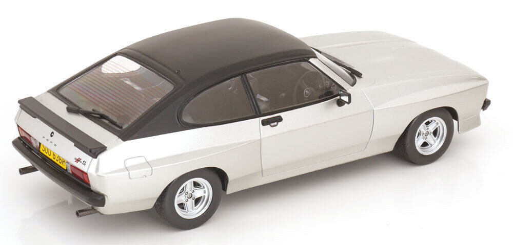 MCG 1/18 - Ford Capri MK2 X-Pack 1975 Argent - Miniature Diecast Collection