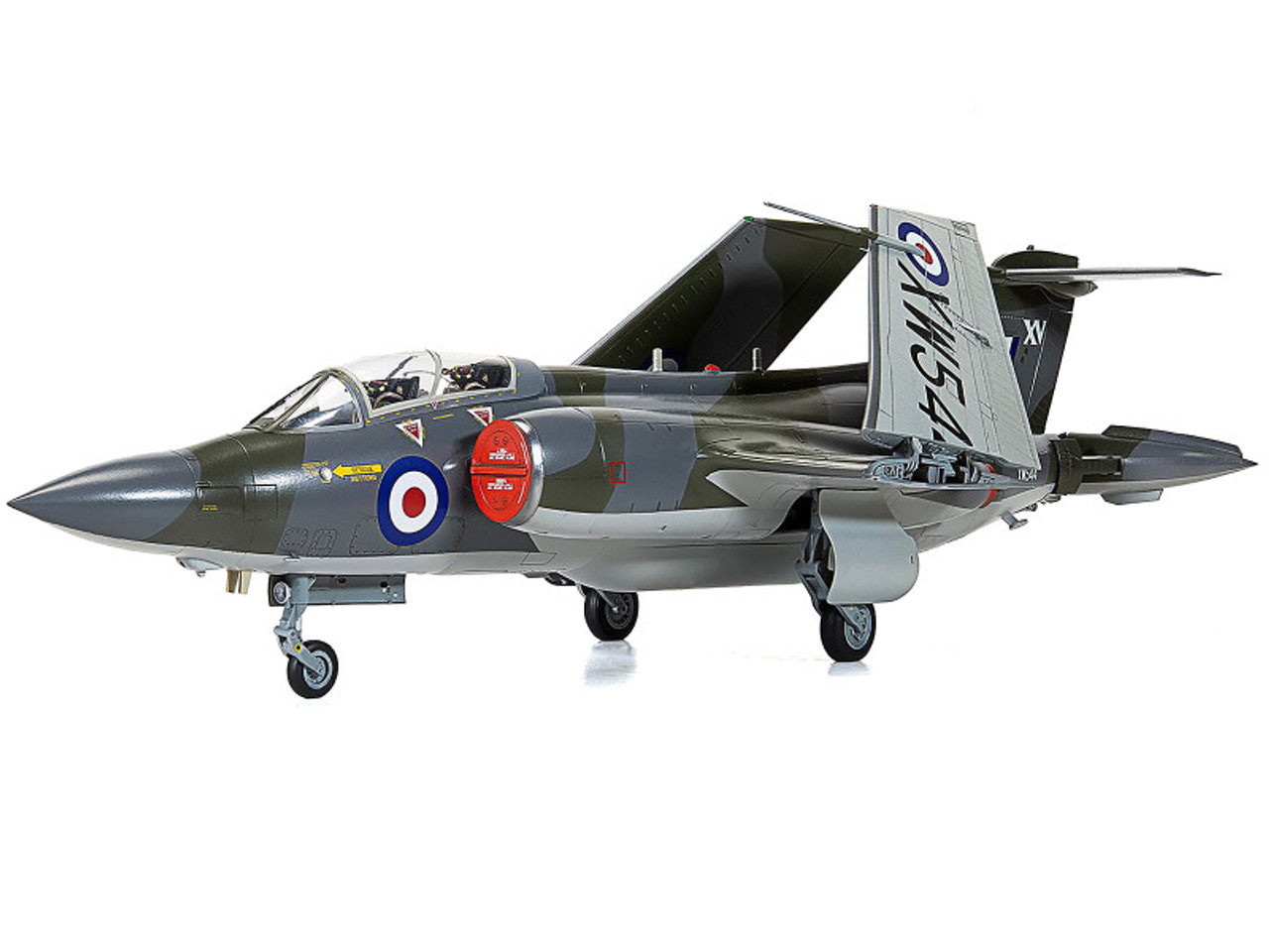 Level 4 Model Kit Blackburn Buccaneer S.2B Aircraft with 3 Scheme Options 1/48 Plastic Model Kit by Airfix