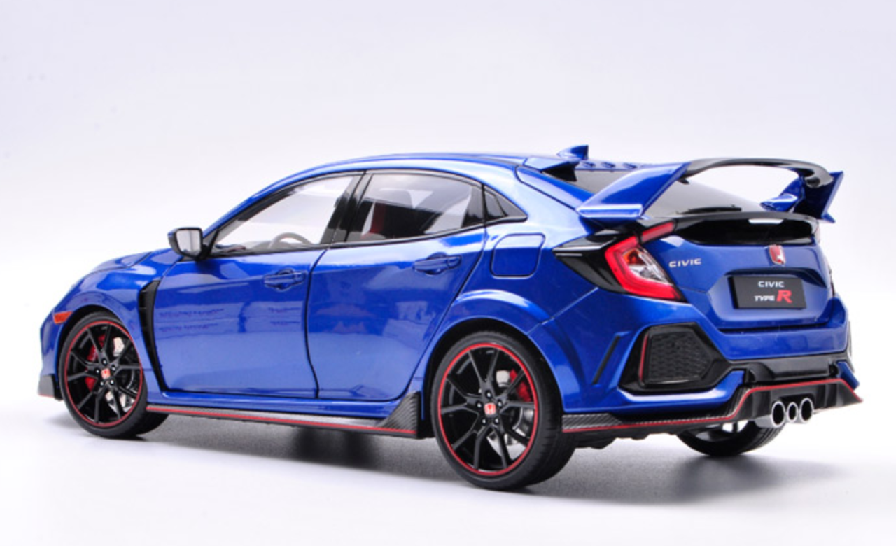 1/18 LCD 2017-2019 Honda Civic Type-R Type R TypeR FK8 (Blue) Diecast Car Model