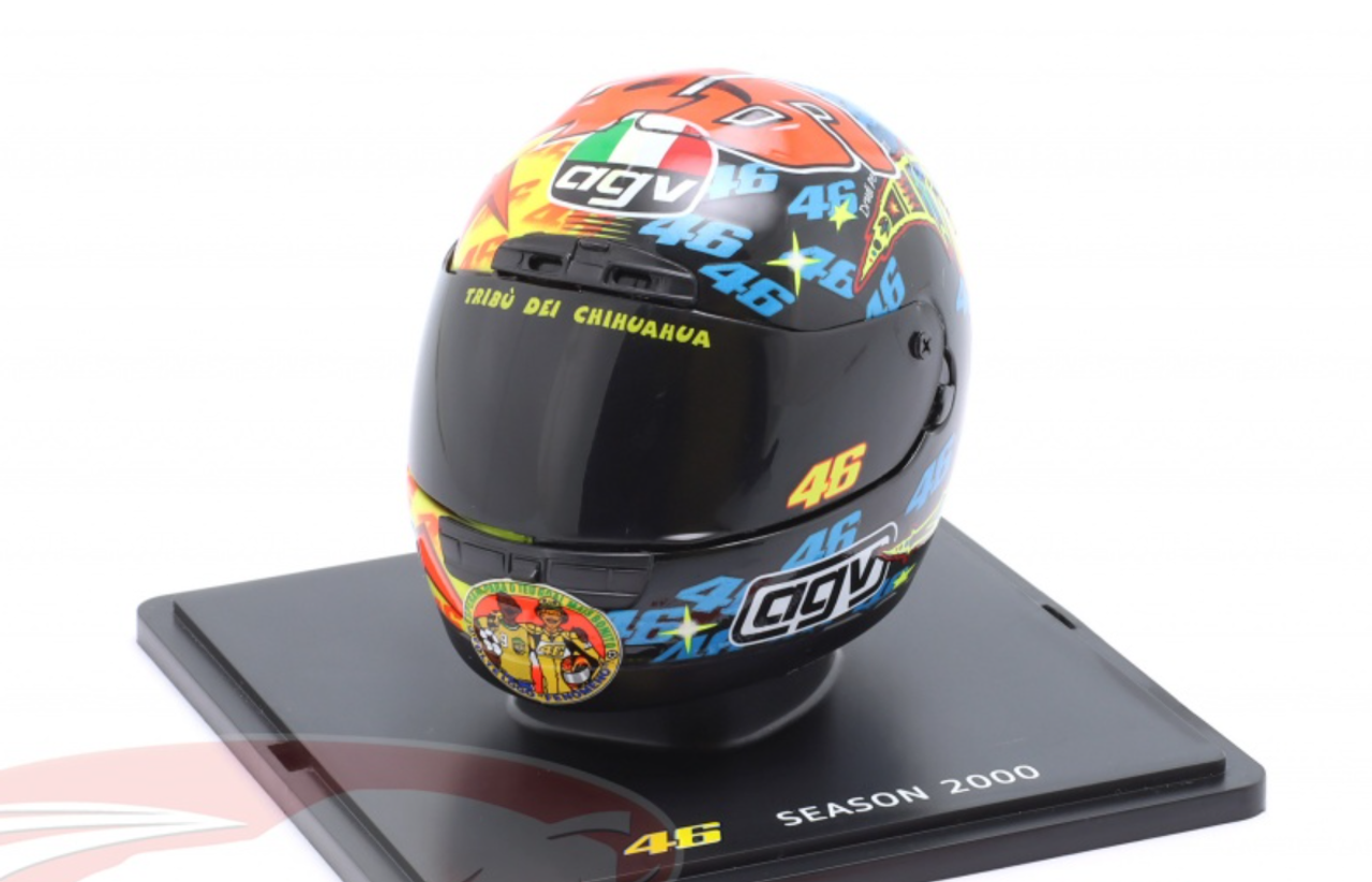 1/5 Spark 2000 Valentino Rossi #46 2nd 500ccm MotoGP Helmet Model