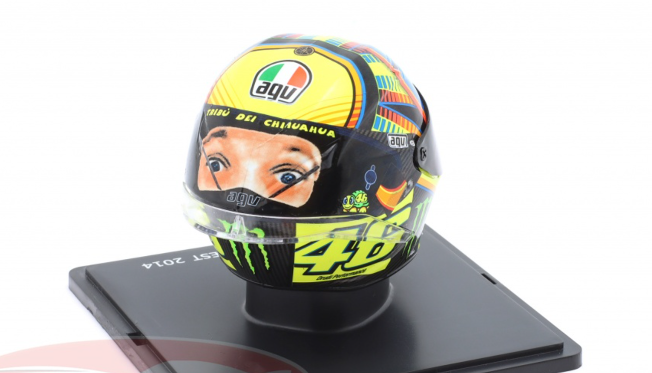 1/5 Spark 2014 Valentino Rossi #46 winter test MotoGP Yamaha YZR-M1 Helmet Model