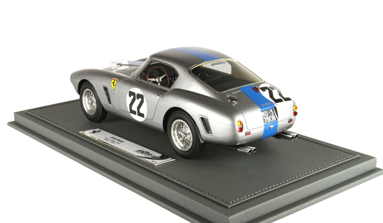 BBR *POSTAGE INCLUDED* Ferrari 250 SWB 24H Le Mans 1960 Car N 19 Hugus Pabst 1 18