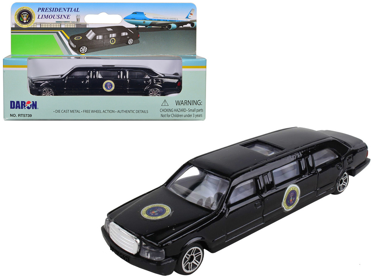 RARON PRESIDENTIAL LIMOUSINEのミニカー Presidential Limousine Black with Sunroof 