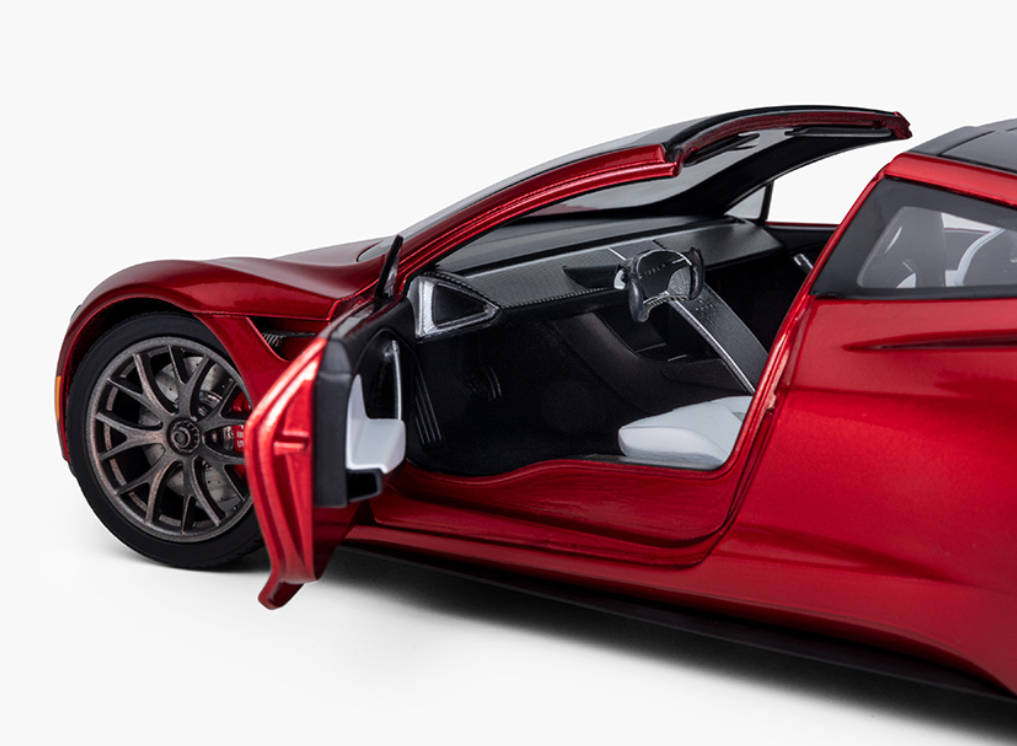 1⁄18 ミニカー Roadster テスラ テスラロードスター Tesla Diecast New