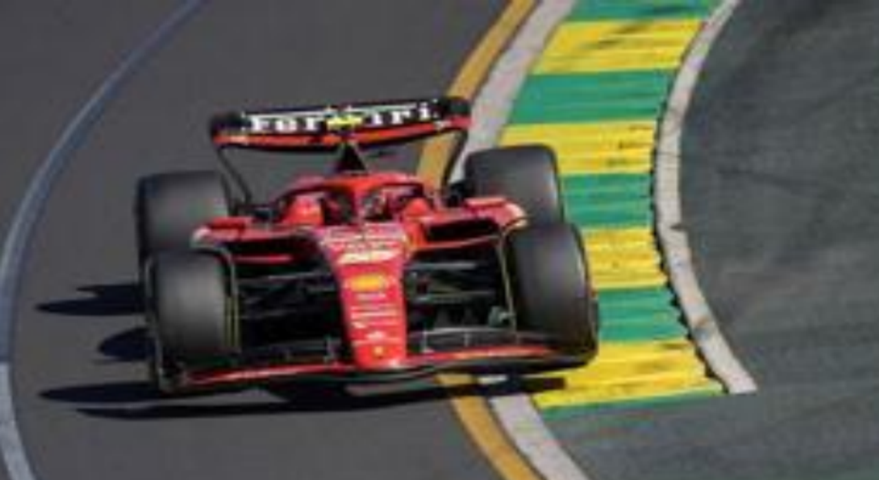 1/43 Looksmart 2024 Formula 1 Scuderia Ferrari SF-24 No.55 Winner Australian GP Carlos Sainz Car Model
