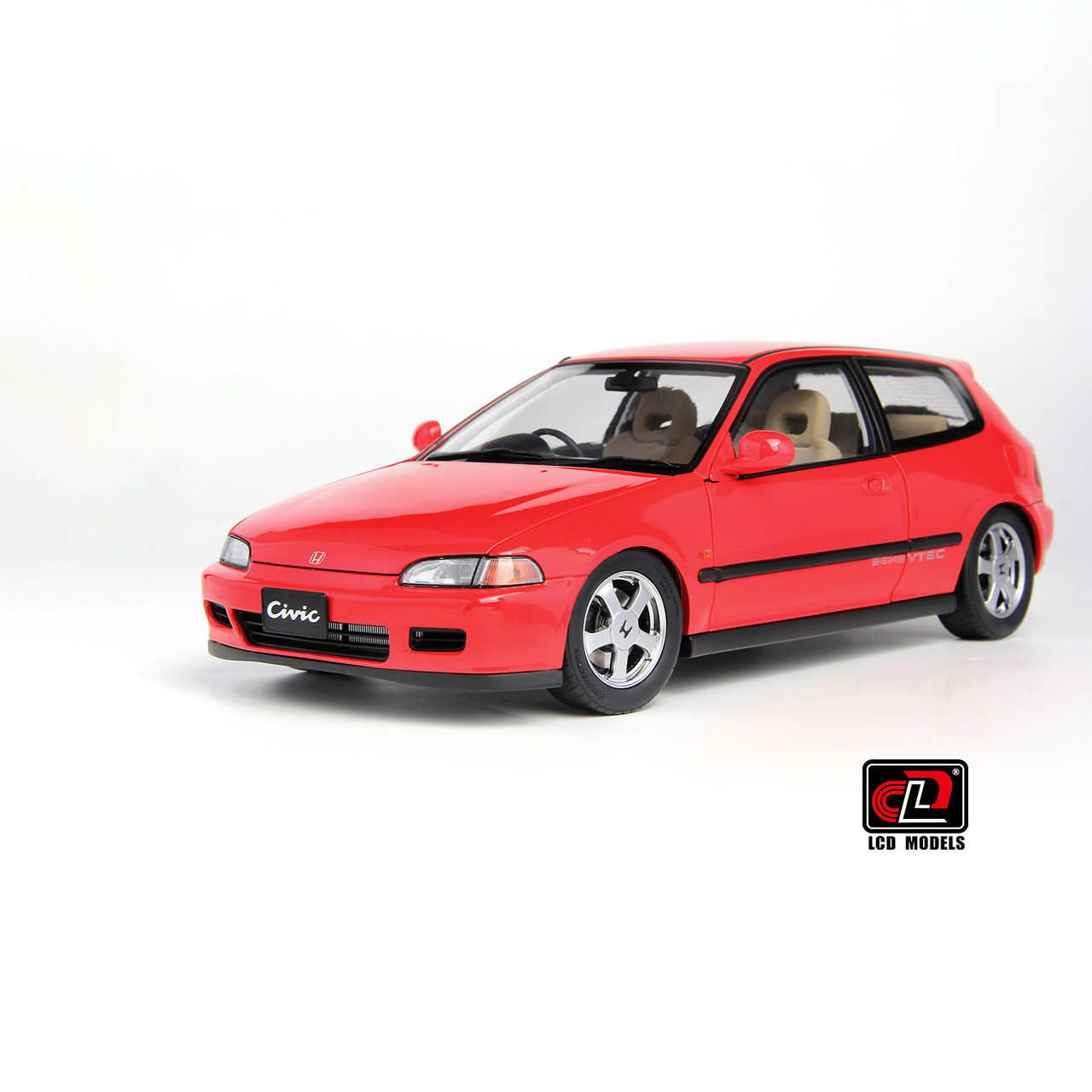 1/18 LCD Honda Civic MK5 EG6 (Red) Diecast Car Model