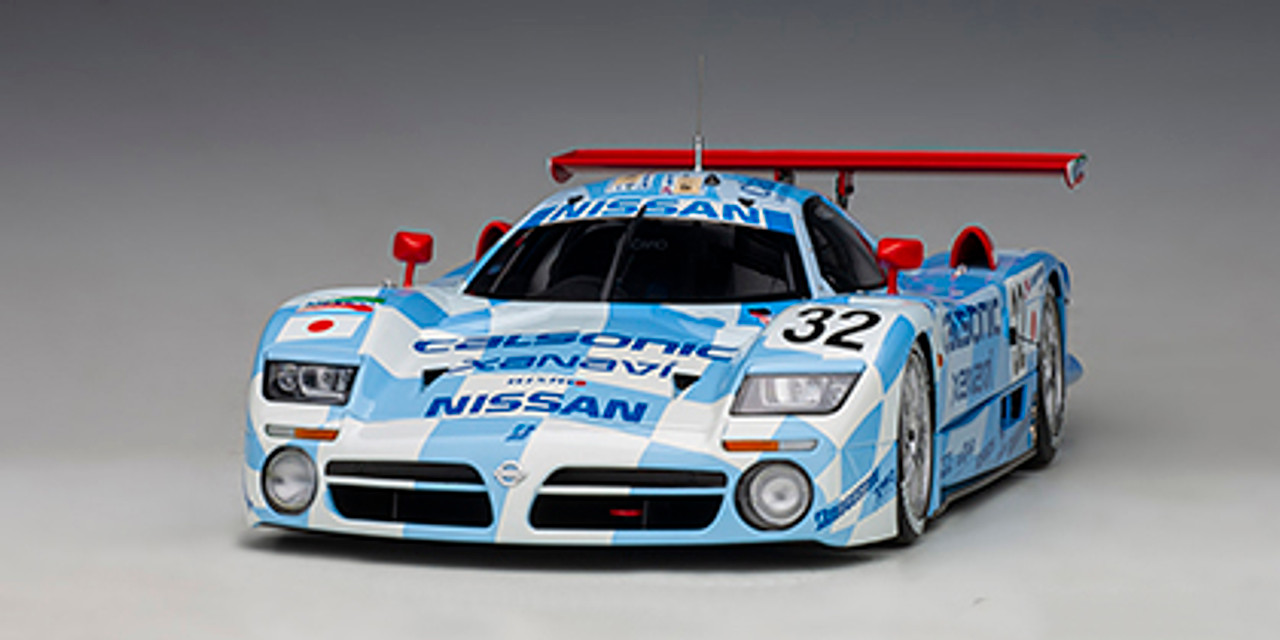 1/18 AUTOart NISSAN R390 GT1 Le Mans LEMANS 1998 K.HOSHINO, A.SUZUKI, M.KAGEYAMA #32 Diecast Car Model 89876