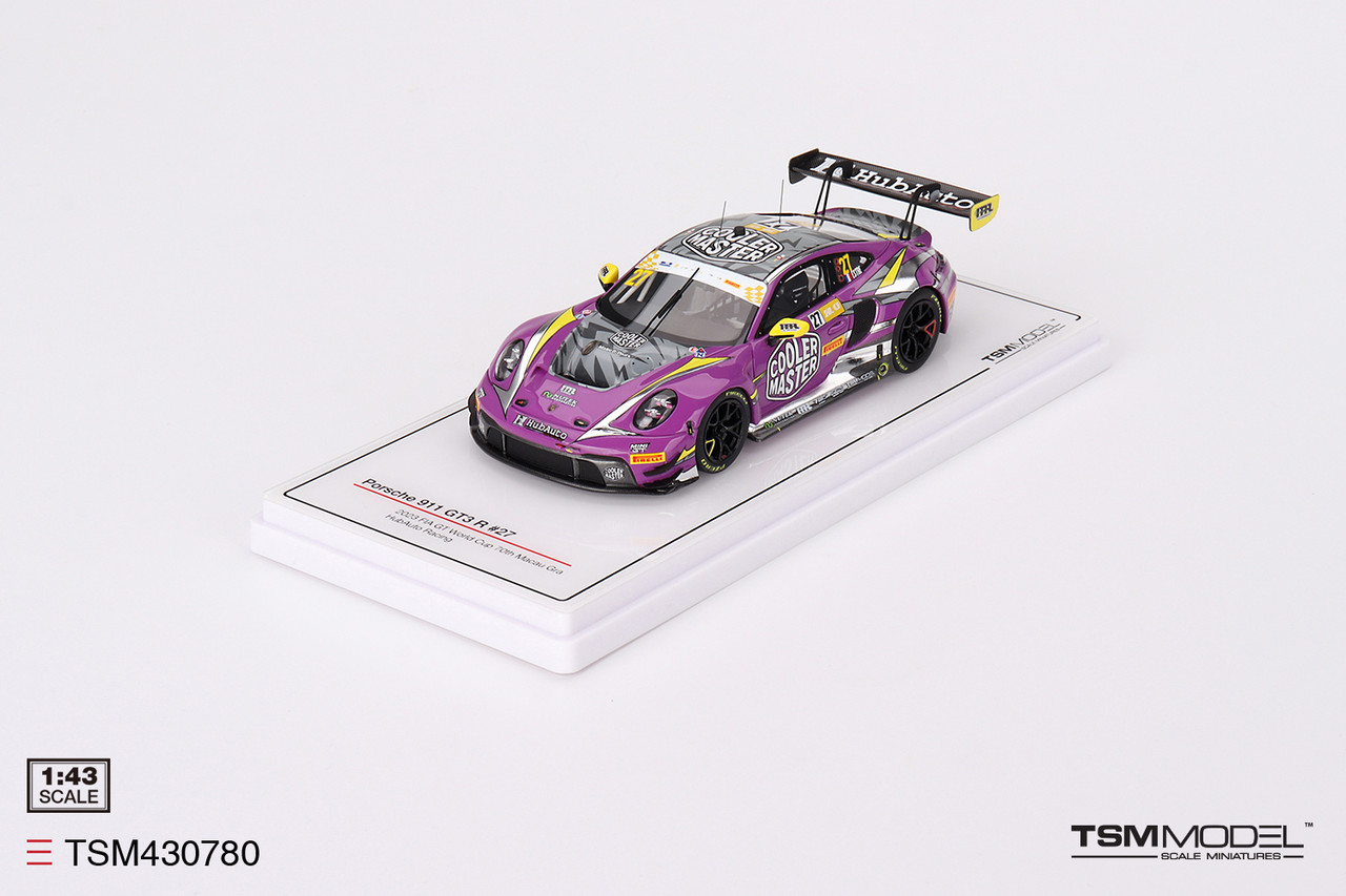 Miniature 1/43 Truescale - Porsche 911 GT3 R #28 - FIA GT 70th Macau GP 2023 (TSM430781)