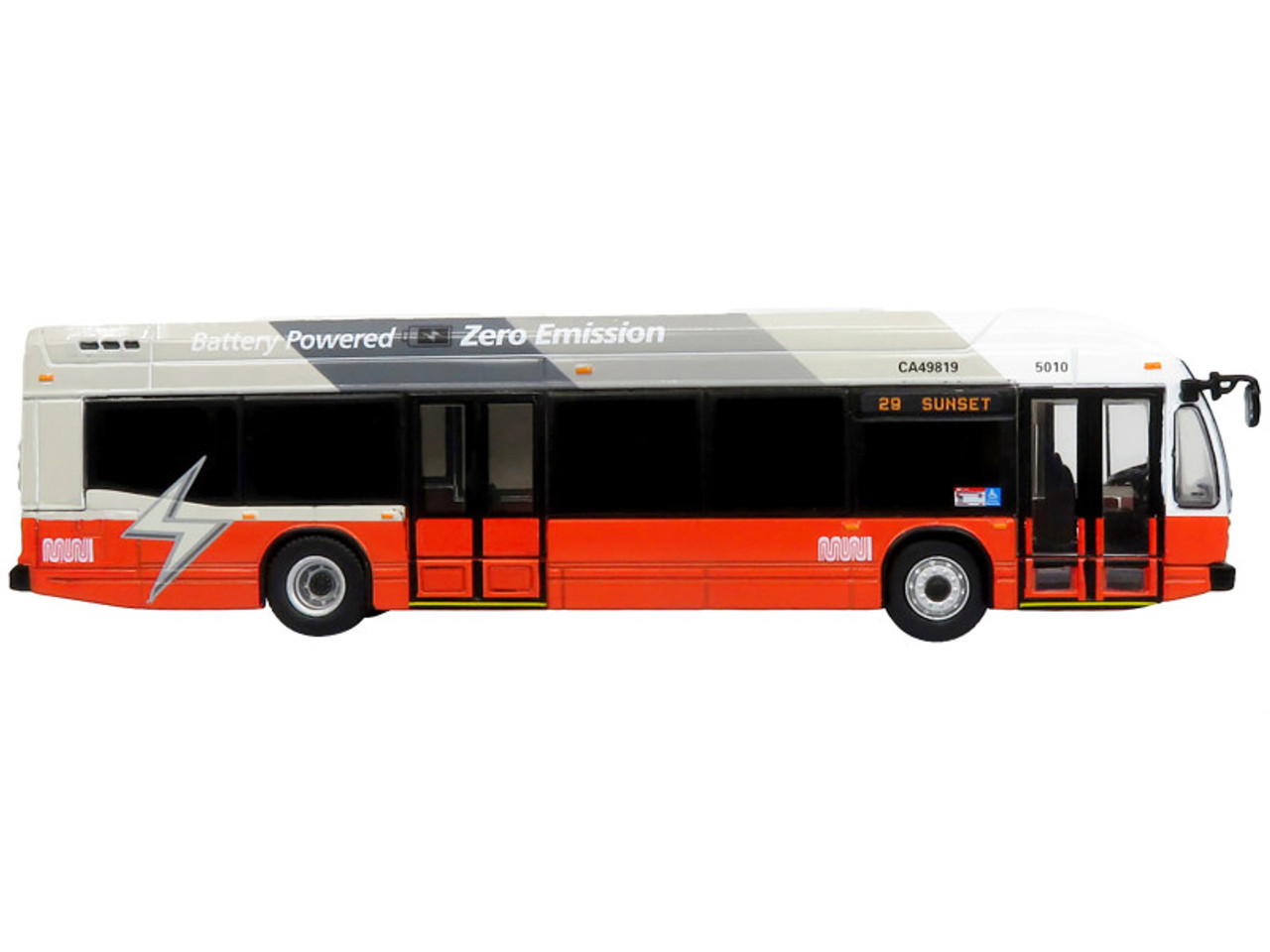 Nova Bus LFSe Electric Transit Bus San Francisco MUNI 