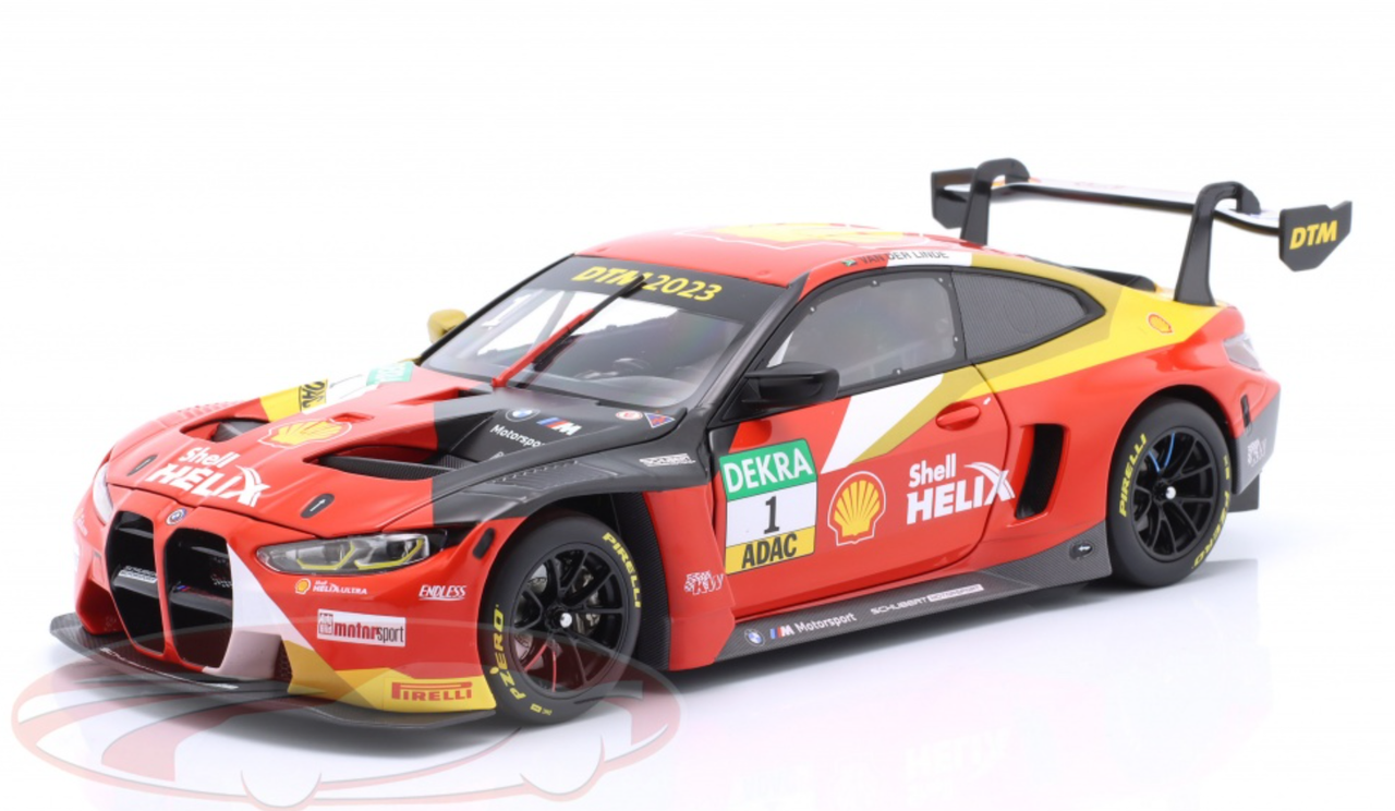 1/18 Minichamps 2023 BMW M4 GT3 #1 DTM Schubert Motorsport Sheldon van der Linde Car Model