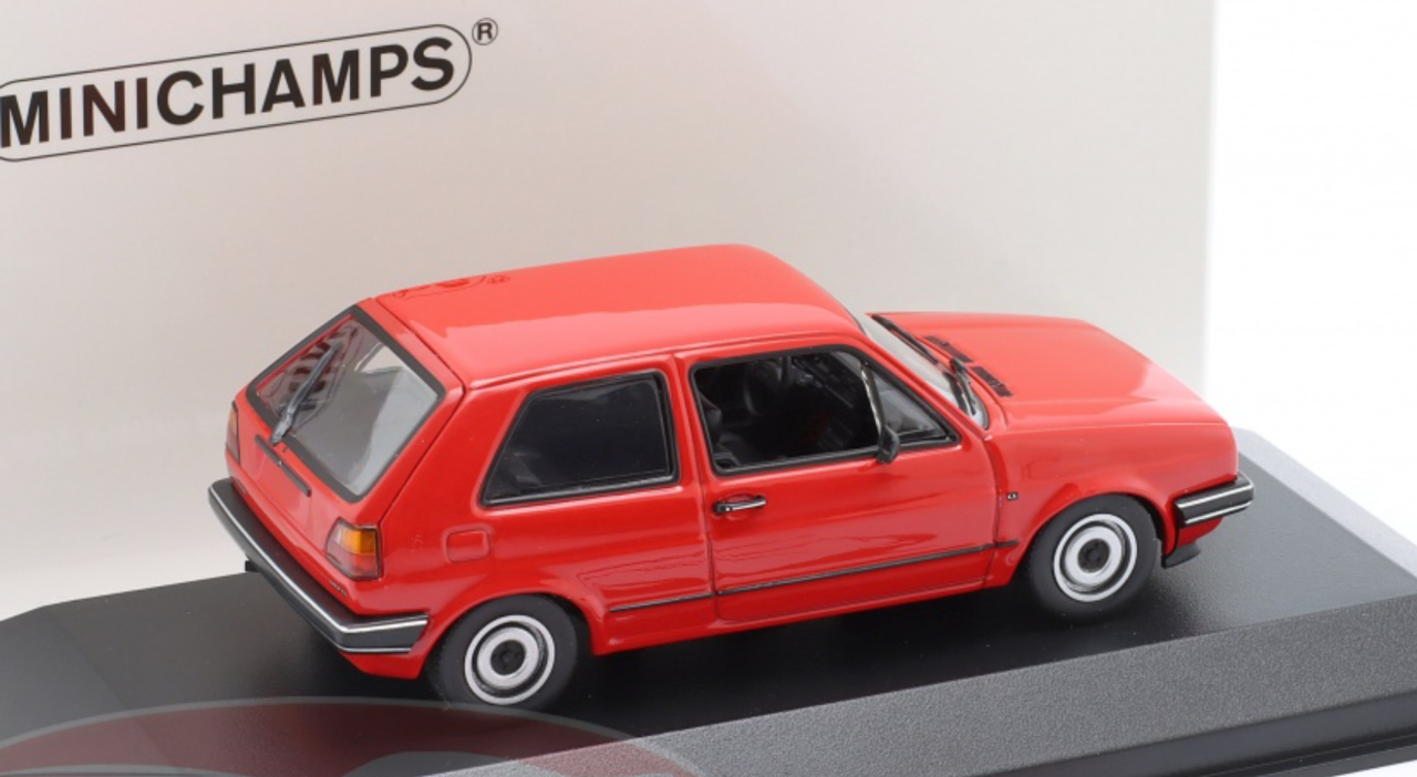 1/43 Minichamps 1985 Volkswagen VW Golf II (Red) Diecast Car Model