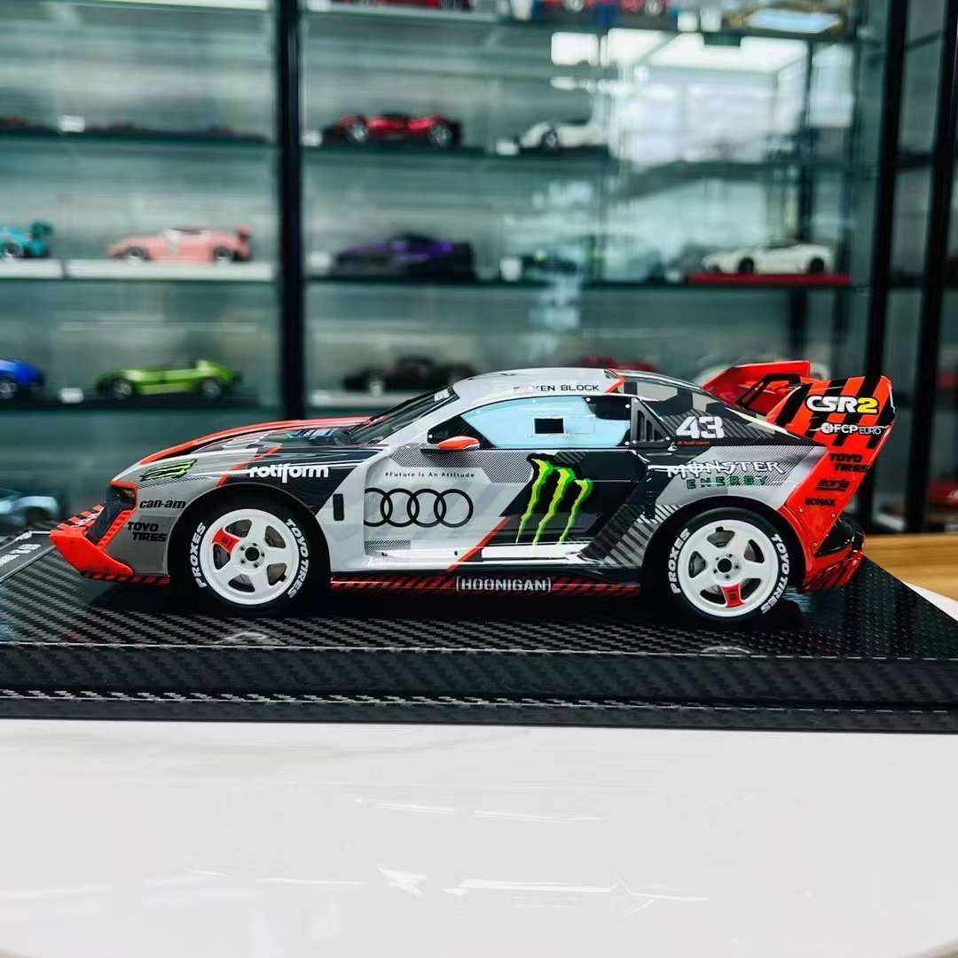 1/18 VIP Scale Model Audi S1 Hoonitron Ken Block Car Model