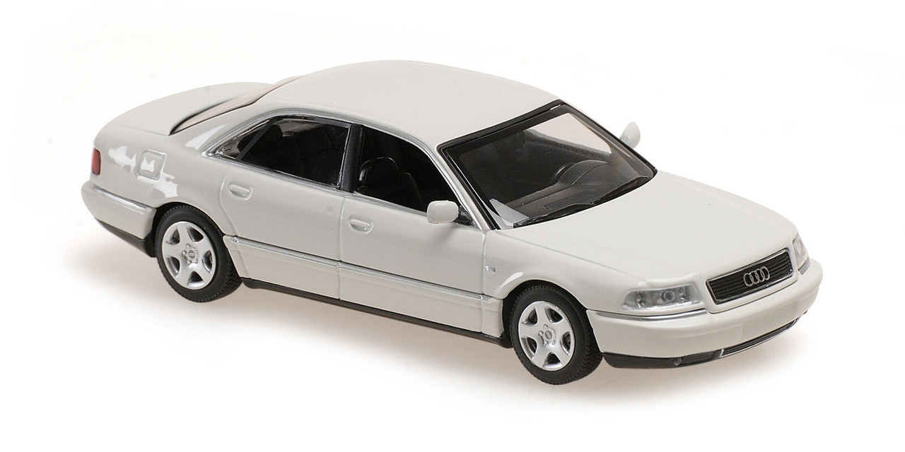 1/43 Minichamps 1999 Audi A8 (D2) (White) Car Model - LIVECARMODEL.com