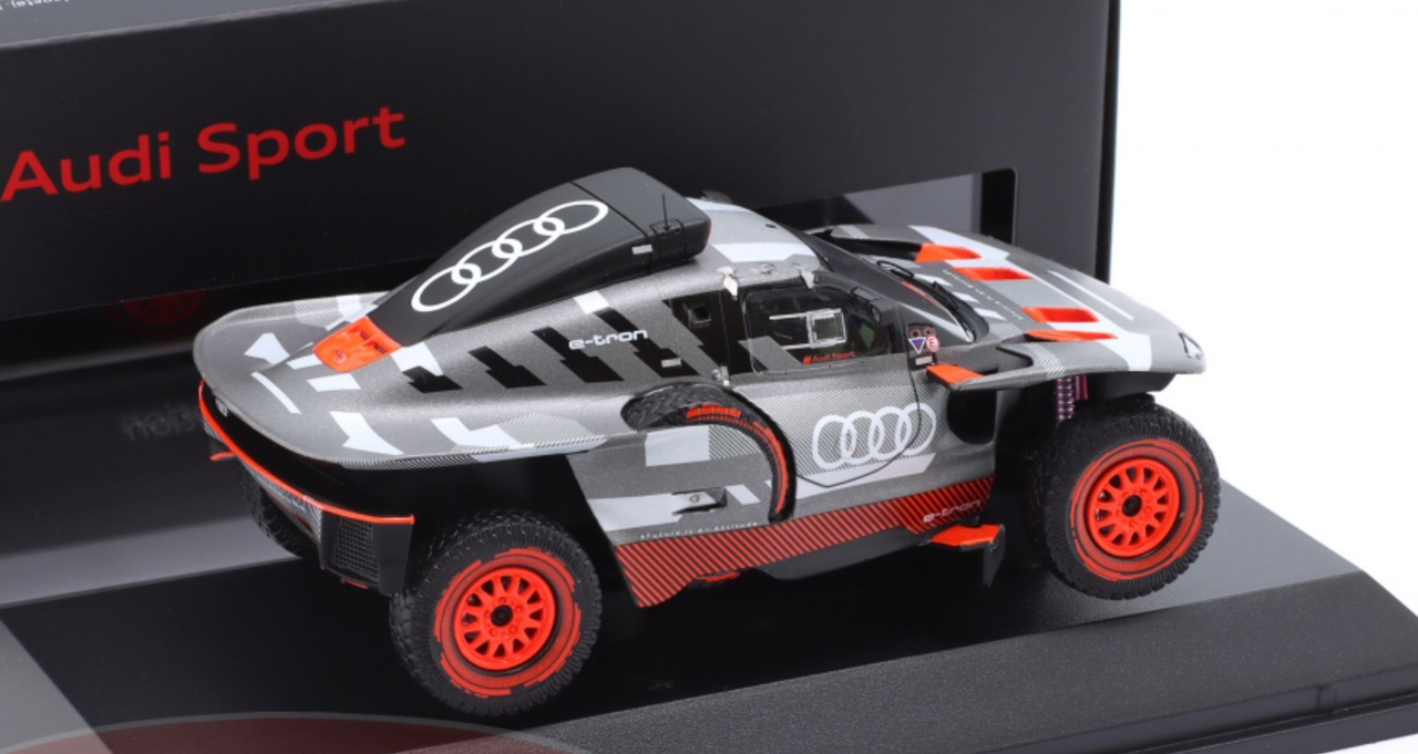 1/43 Dealer Edition 2022 Audi RS Q E-Tron E2 Presentation Car Car Model