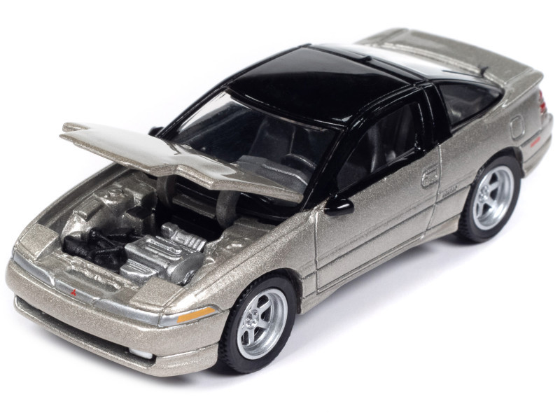 1990 Mitsubishi Eclipse GSX LaSalle Silver Metallic with Black Top