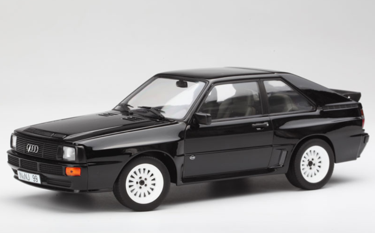 1/18 Norev 1985 Audi Sport Quattro (Black) Diecast Car Model