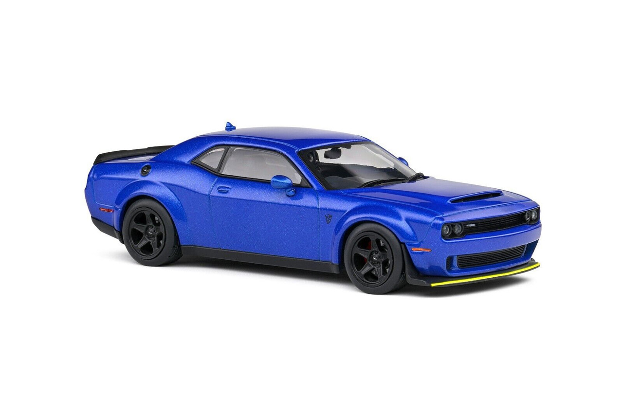 1/43 Solido 2018 Dodge Challenger SRT Demon (Blue Metallic) Diecast Car Model