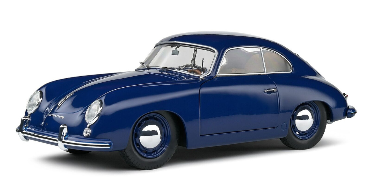 1/18 Solido 1953 Porsche 356 Pre-A (Petrol Blue) Diecast Car Model