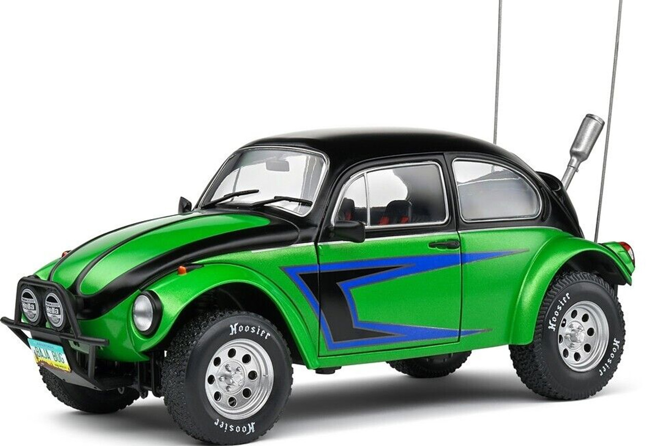 1/18 Solido 1976 Volkswagen VW Beetle Baja (Green) Diecast Car Model