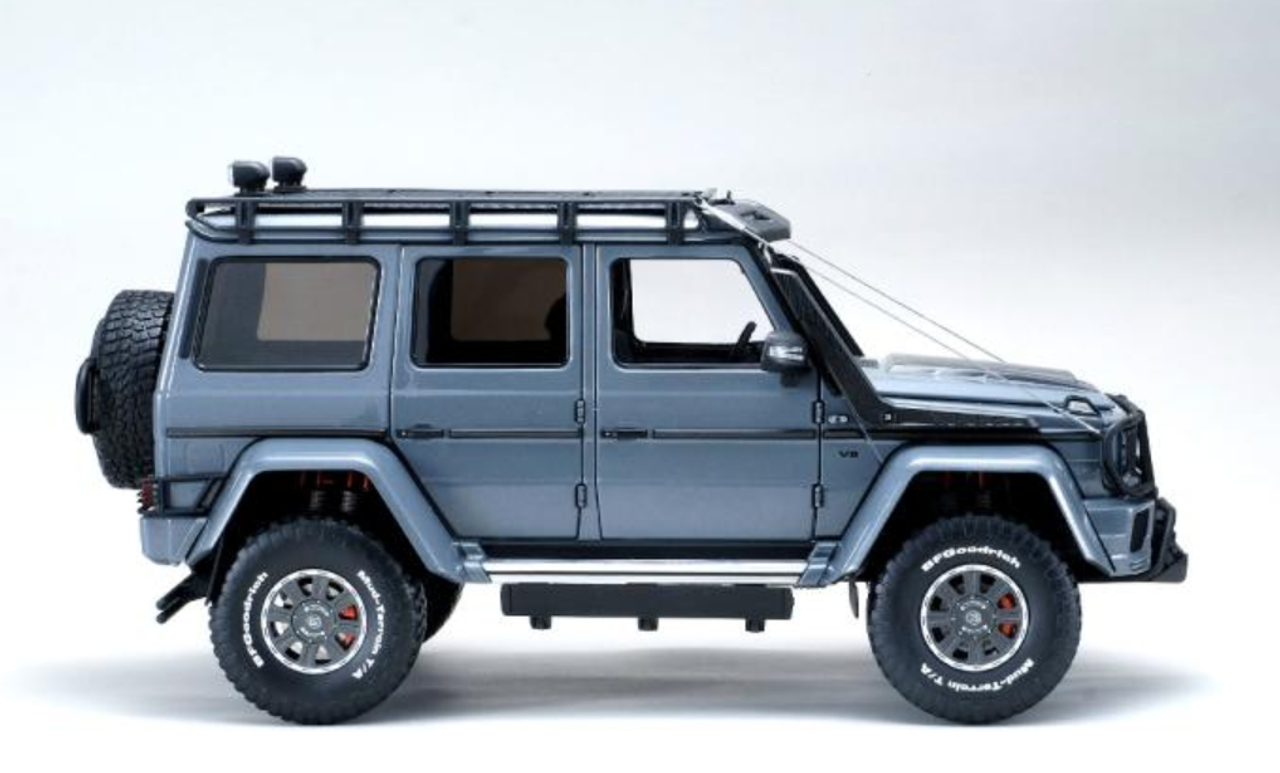 1/18 Almost Real Almostreal Mercedes-Benz Mercedes G-Class G-Klasse G550  Brabus Adventure 4x4 (Grey) Diecast Car Model Limited