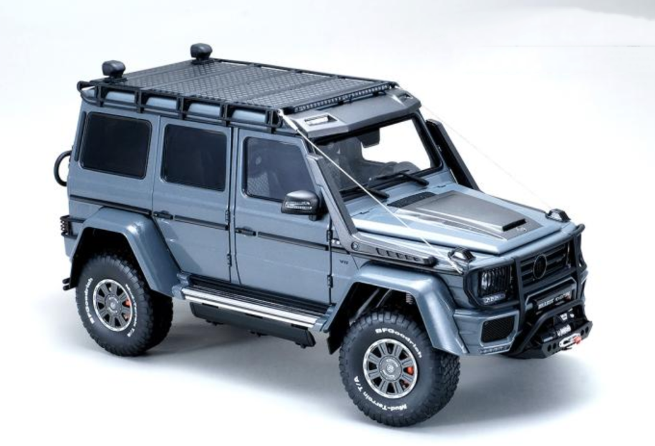 1/18 Almost Real Almostreal Mercedes-Benz Mercedes G-Class G-Klasse G550 Brabus Adventure 4x4 (Grey) Diecast Car Model Limited