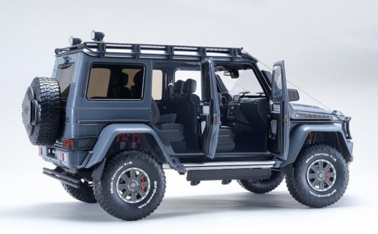 1/18 Almost Real Almostreal Mercedes-Benz Mercedes G-Class G-Klasse G550 Brabus Adventure 4x4 (Grey) Diecast Car Model Limited