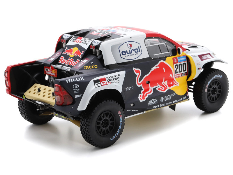 1/18 Spark 2023 TOYOTA HILUX No.200 Winner Dakar N. Al-Attiyah – M. Baumel Car Model