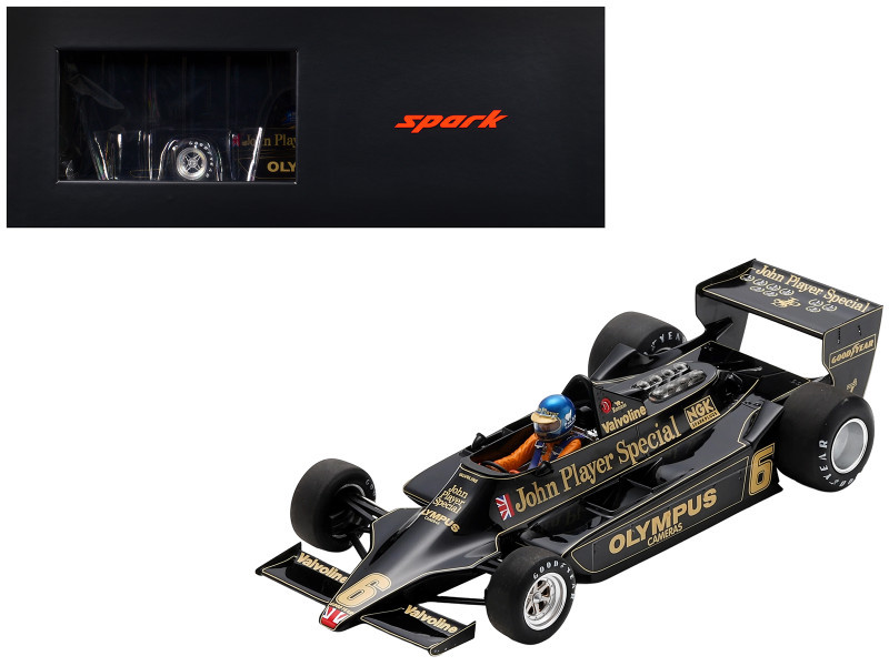 1/18 Spark 1978 Formula 1 Lotus 79 No.6 Winner Austrian GP Ronnie Peterson Car Model