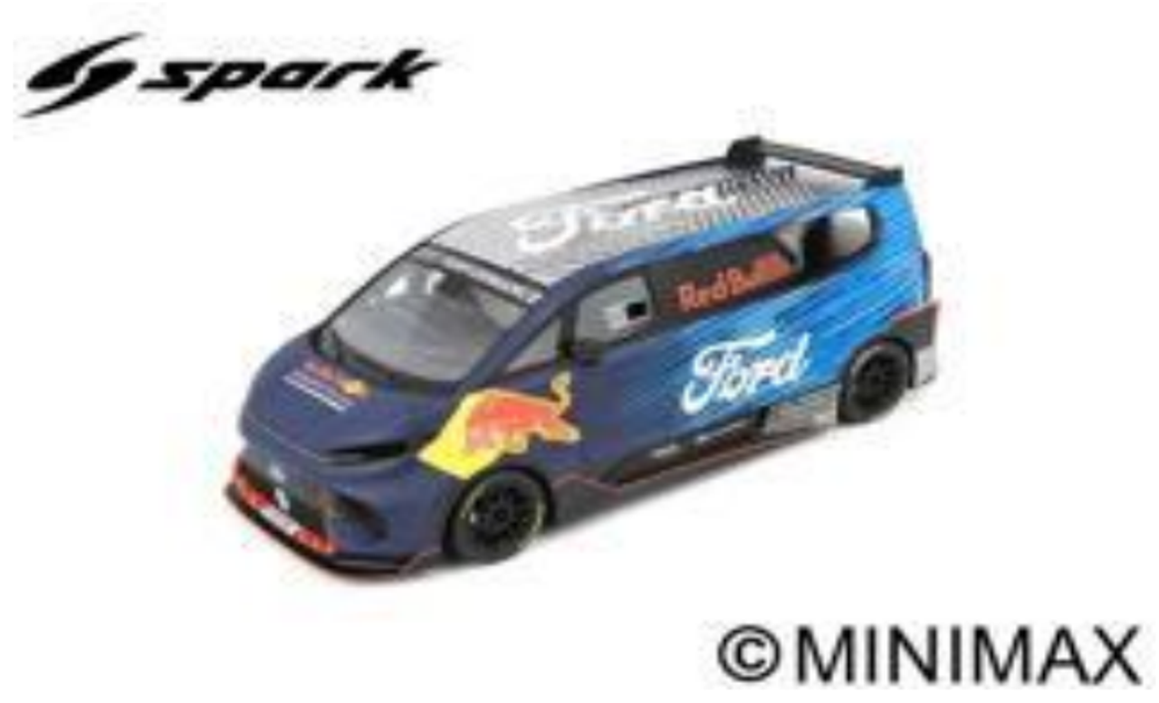 1/18 Spark 2023 Ford Supervan 4 Red Bull - Circuit du Grand Sambuc Max Verstappen Car Model