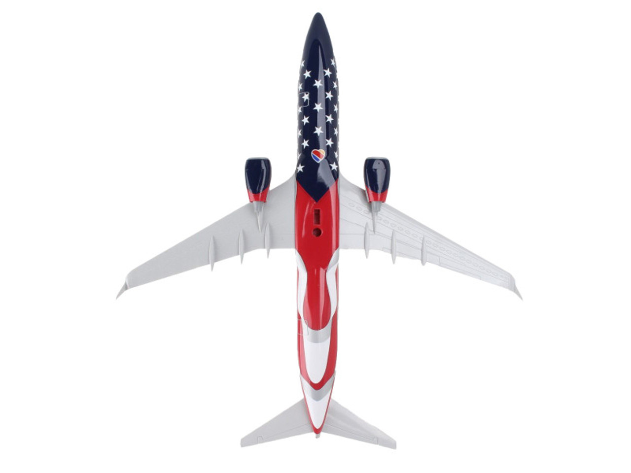 Boeing 737-800 Commercial Aircraft "Southwest Airlines - Freedom One" (N500WR) USA Flag Livery (Snap-Fit) 1/130 Plastic Model by Skymarks