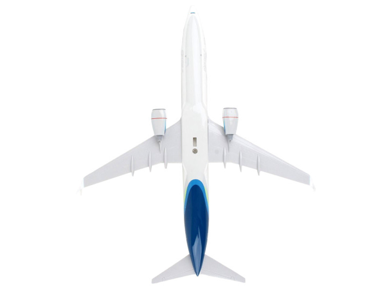 Boeing 737-900 Commercial Aircraft "Alaska Airlines - One World" (N487AS) White with Blue Tail (Snap-Fit) 1/130 Plastic Model by Skymarks